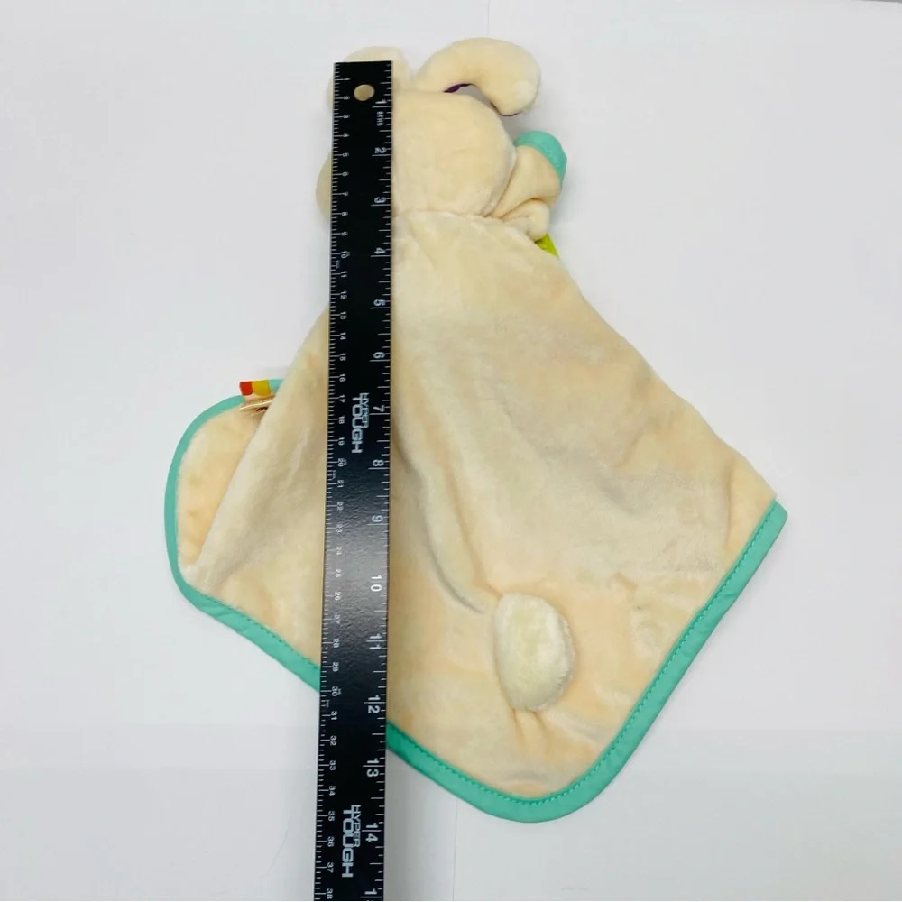 B Baby Bunny Lovey Security Blanket Sleepy Bunny Rabbit Toy Stuffed Animal